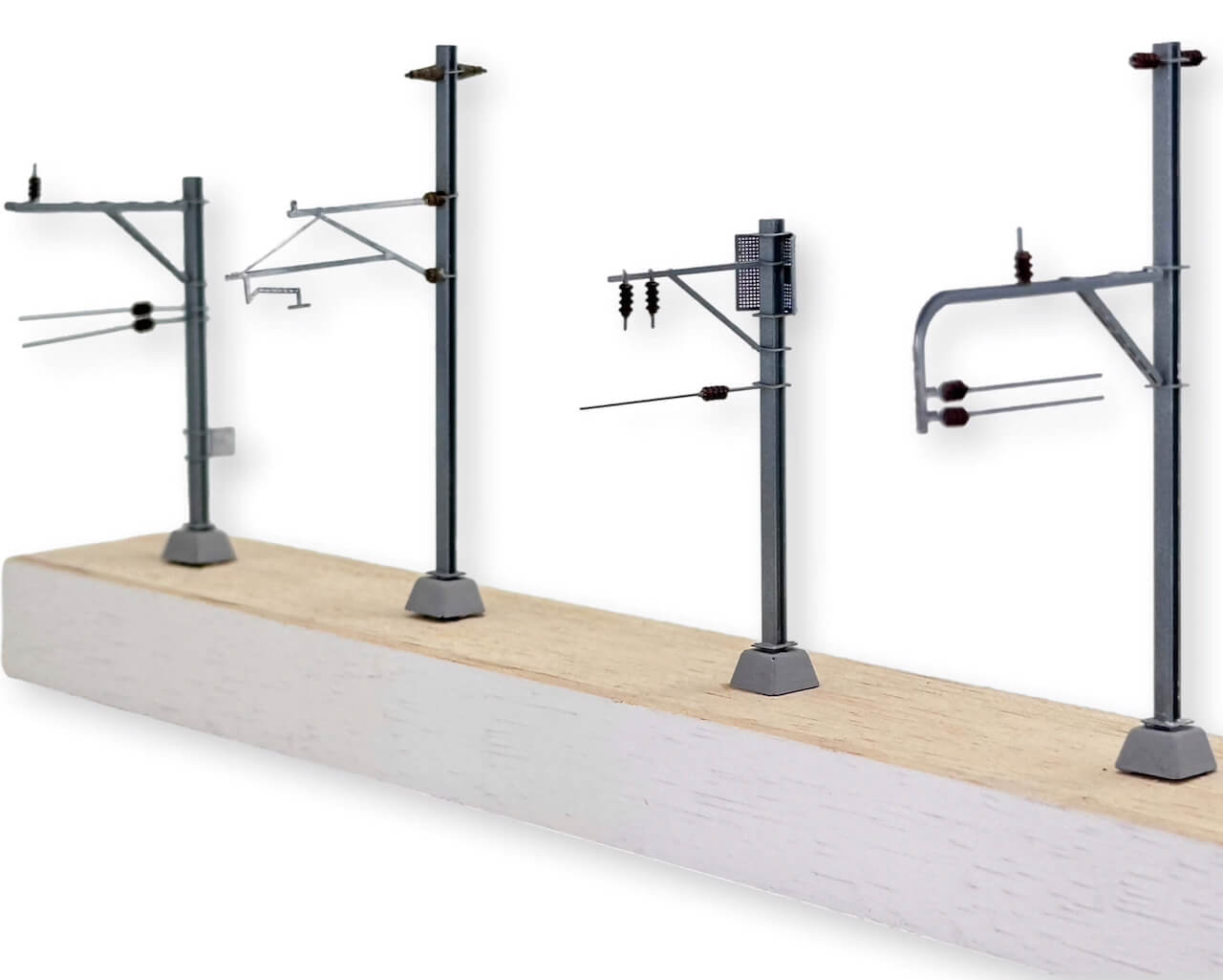 SOMMERFELDT 428 Scala N Complete Tram Line Pole With Arm - N Scale Tramway