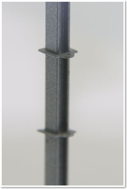Halter für Tragseil (N-Track Finescale), Querdraht oder Anker, 10 Stück, Bausatz