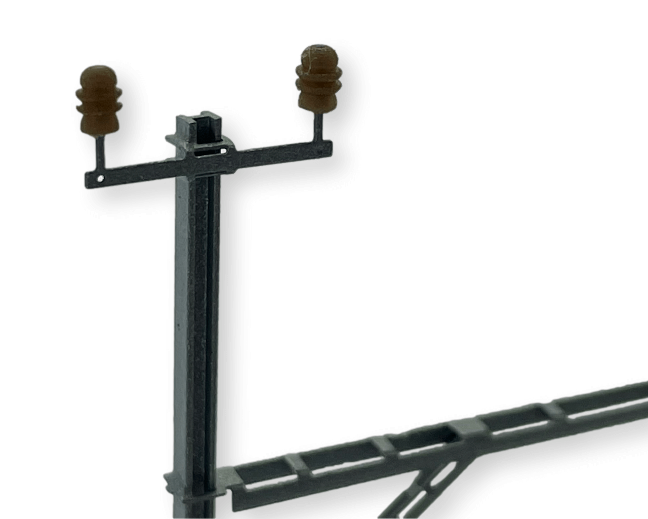 Halter für Speiseleitung (N-Track Finescale), 2-polig, 6 Stück, Bausatz