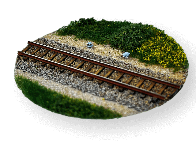 RhB Gleisanschlussgehäuse für Spur N (1:160), 10 Stück, Fertigmodell
