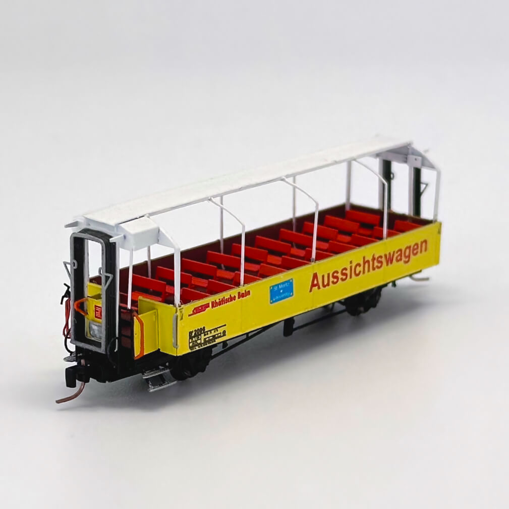 Spur Nm: RhB Nm Spur Aussichtswagen 1:160 (N Schmalspur) I