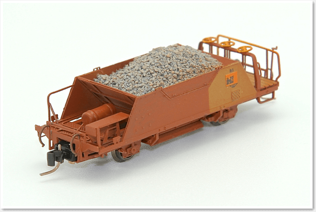 Spur Nm: RhB Nm Spur Schotterwagen 1:160 (N Schmalspur) B