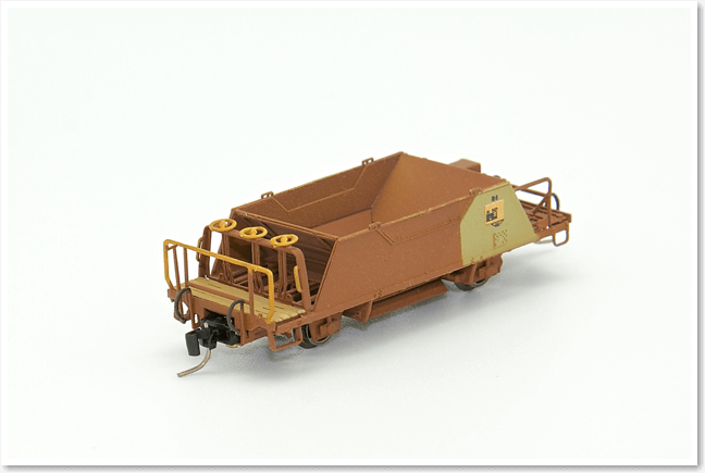 Spur Nm: RhB Nm Spur Schotterwagen 1:160 (N Schmalspur) E