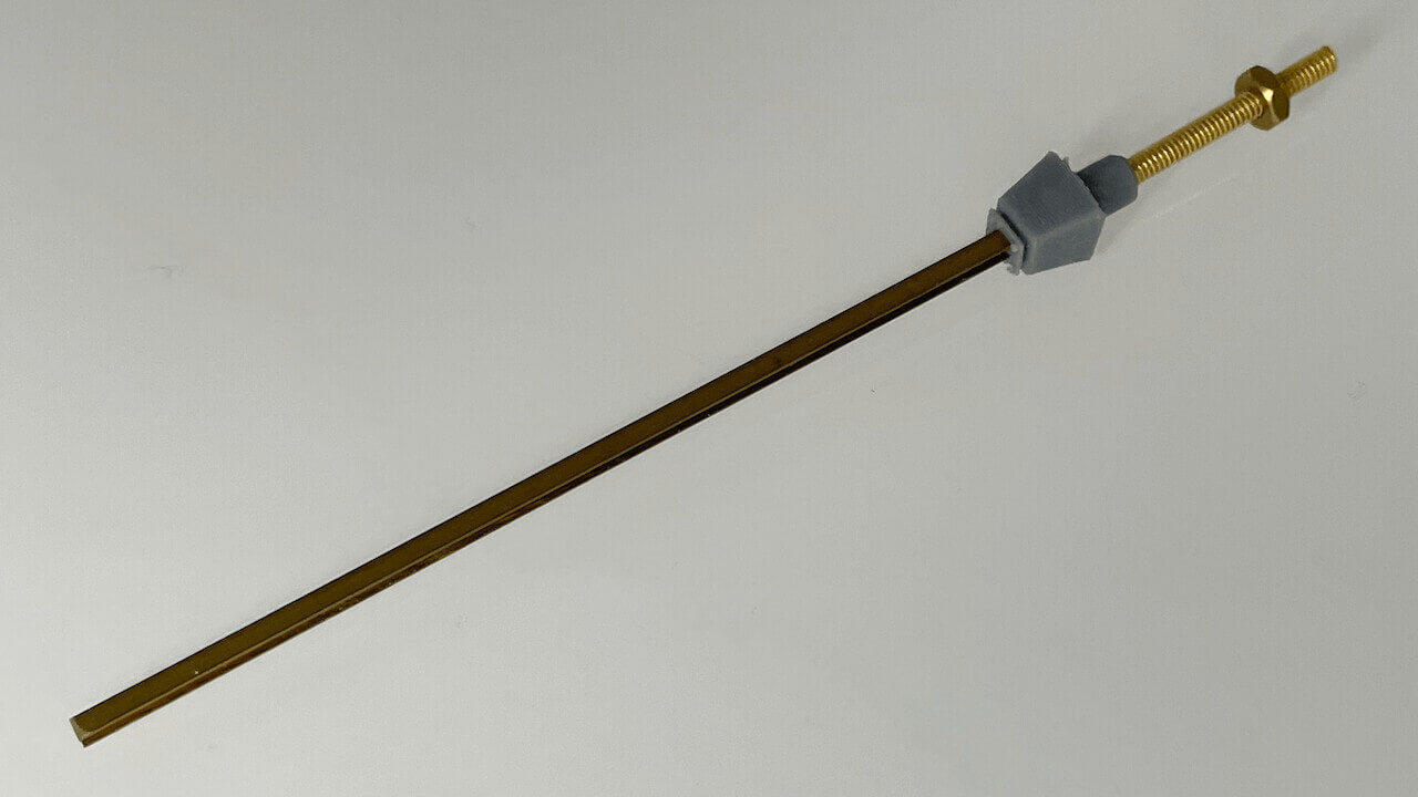 N-Track FineScale H-profile mast (1.5x1.5mm), 70 mm high, 1 piece. 