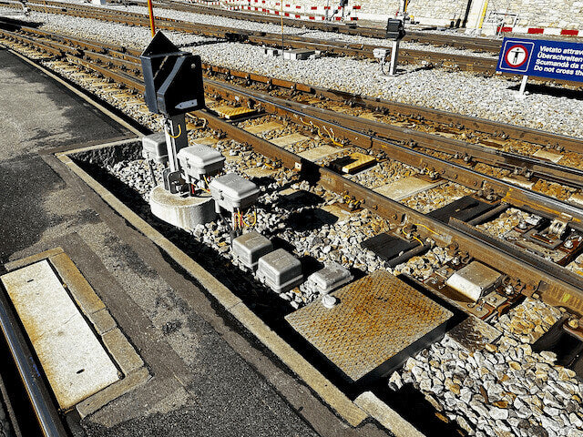 RhB Gleisanschlussgehäuse für Spur N (1:160), 10 Stück, Fertigmodell