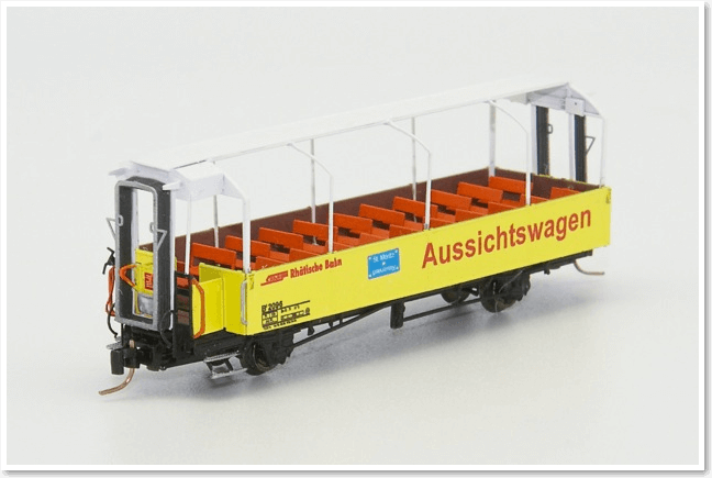 Spur Nm:  RhB Nm Spur Aussichtswagen 1:160 (N Schmalspur) E