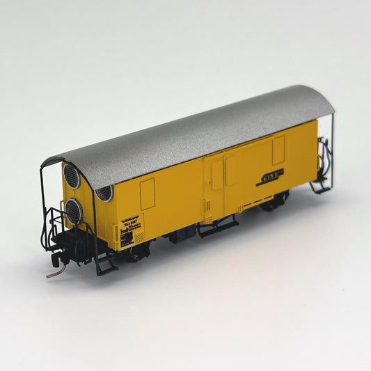 Spur Nm:  RhB Nm Spur Tunnelbelüftungswagen 1:160 N (Schmalspur) D